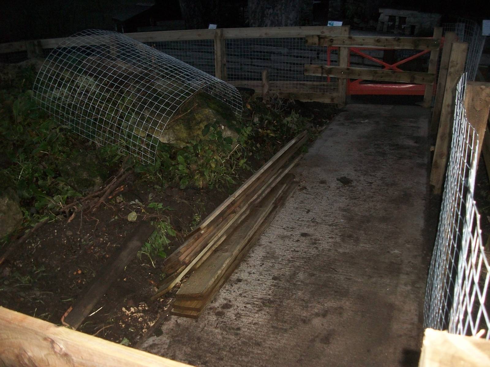 Sewerby Zoo, new Guinea Pig exhibit under construction 30th November 2012