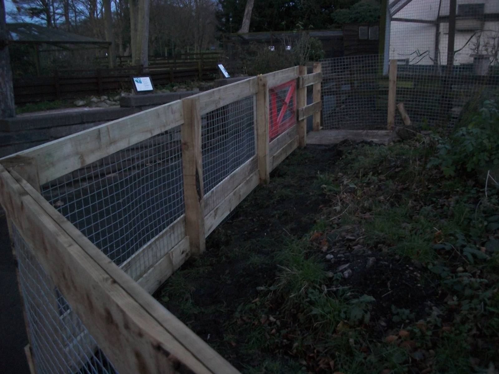 Sewerby Zoo, new Guinea Pig exhibit under construction 30th November 2012