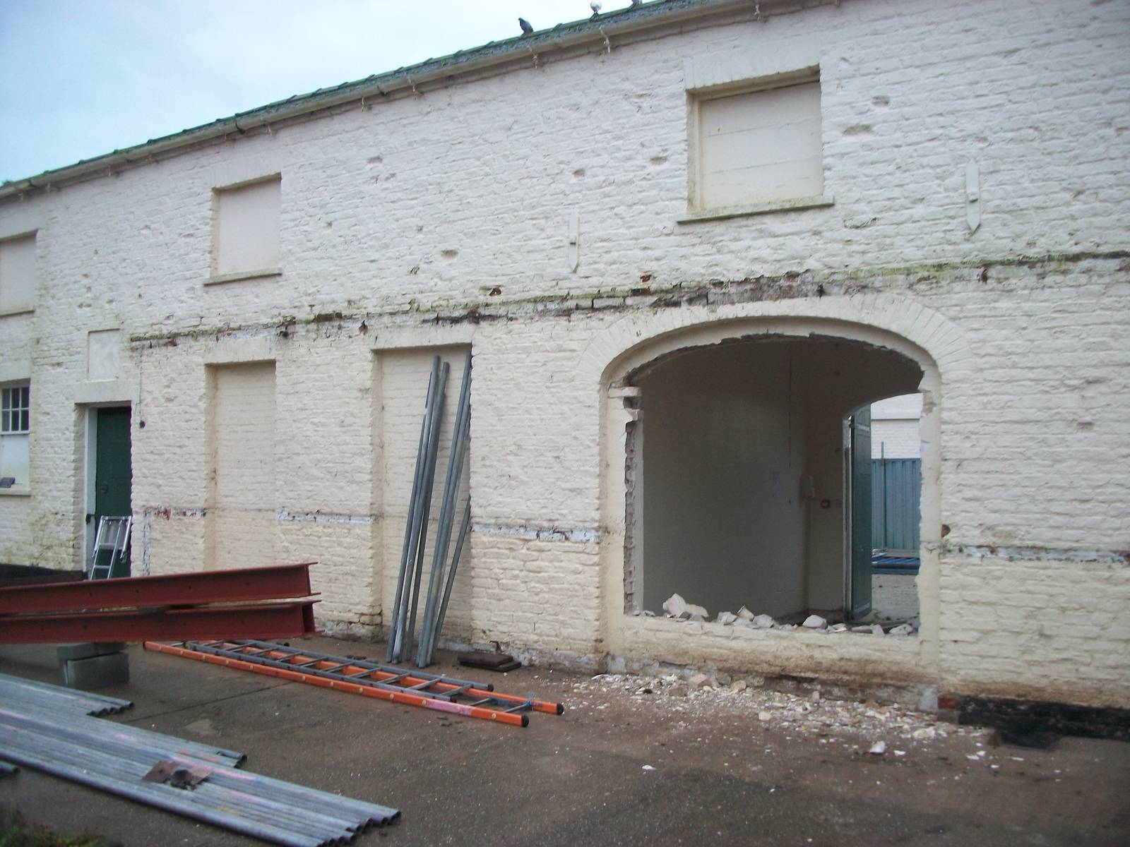 Sewerby Zoo, the former zoo yard 13th January 2013