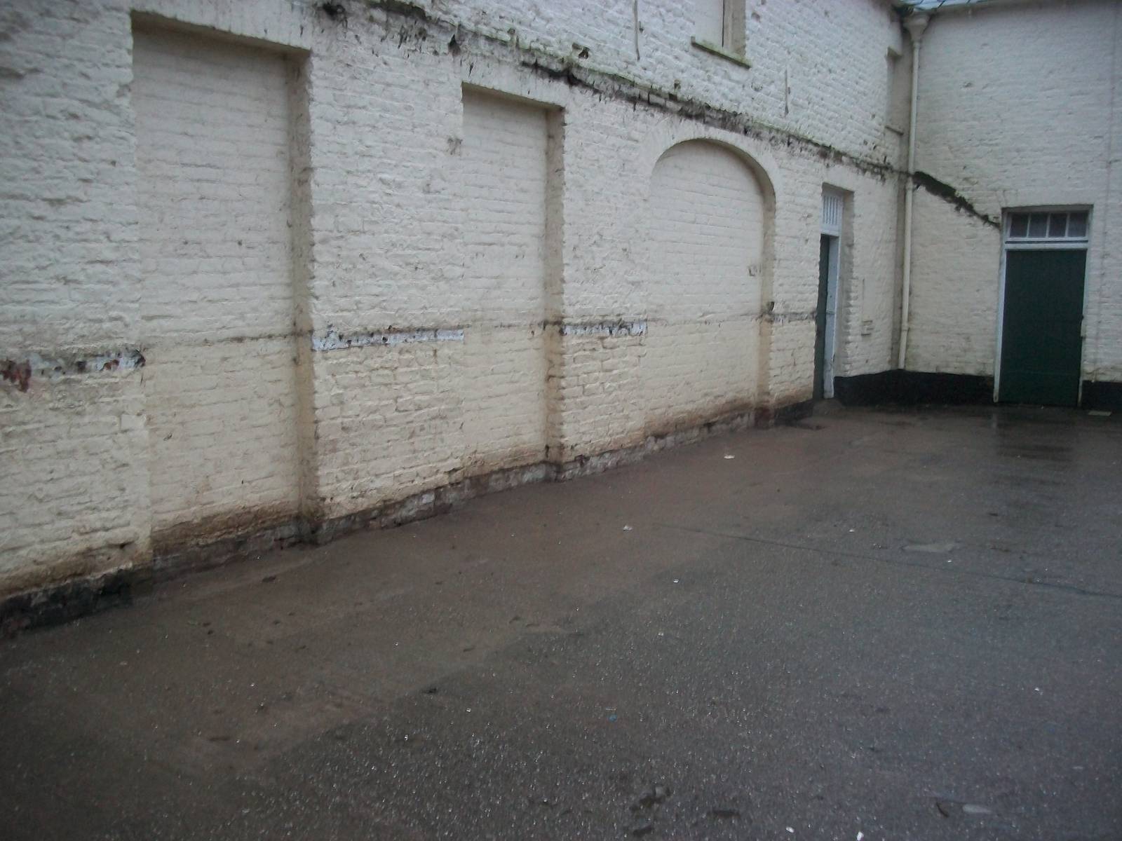 Sewerby Zoo, the yard is bare! 22nd December 2012