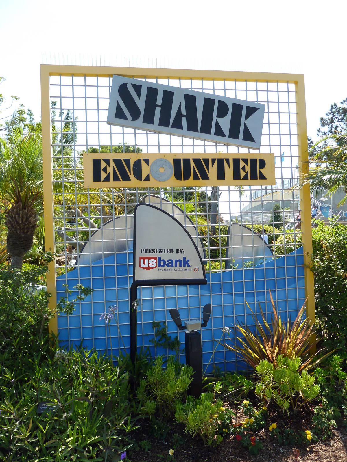 Shark Encounter - Entrance Sign