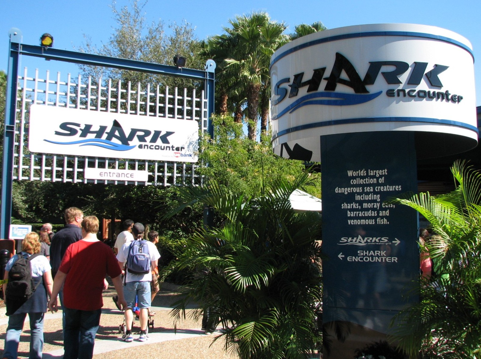 Shark Encounter - Entry Signs