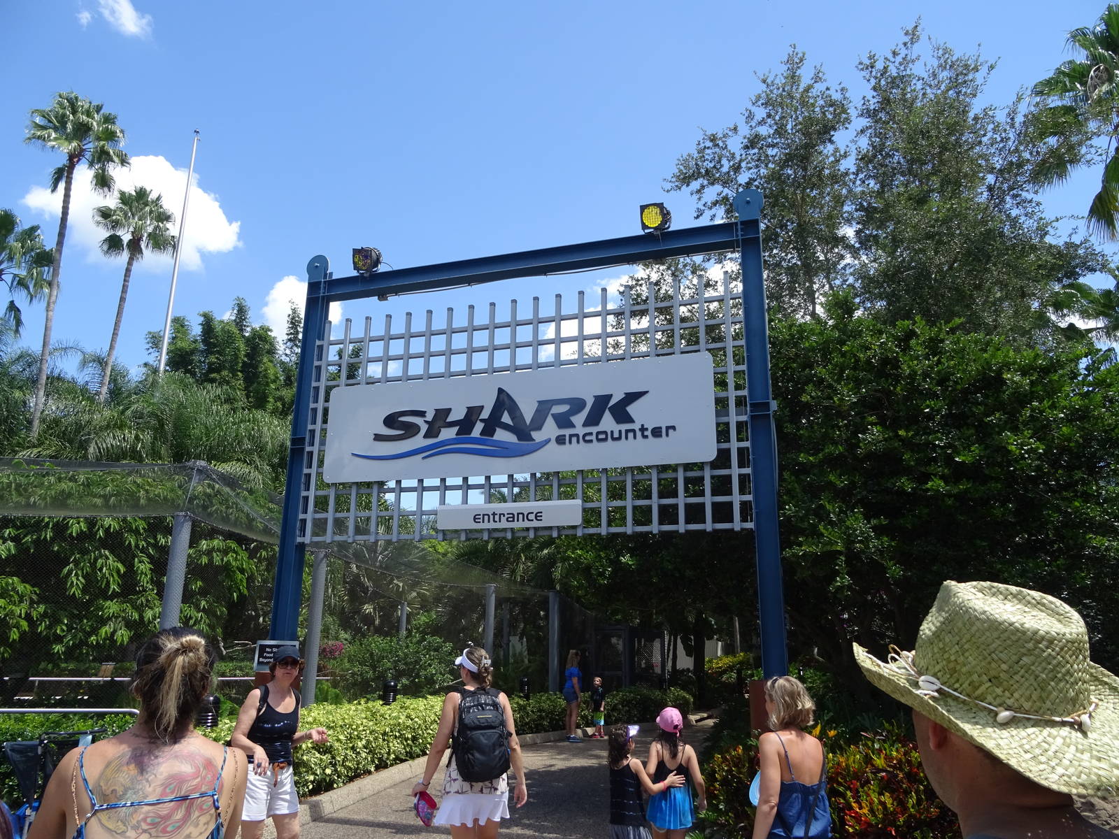 Shark Encounter Sign at SeaWorld Orlando