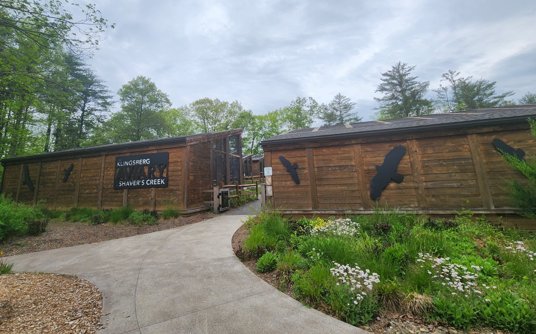 Shaver's Creek Environmental Center (PA) -  Aviary entrance