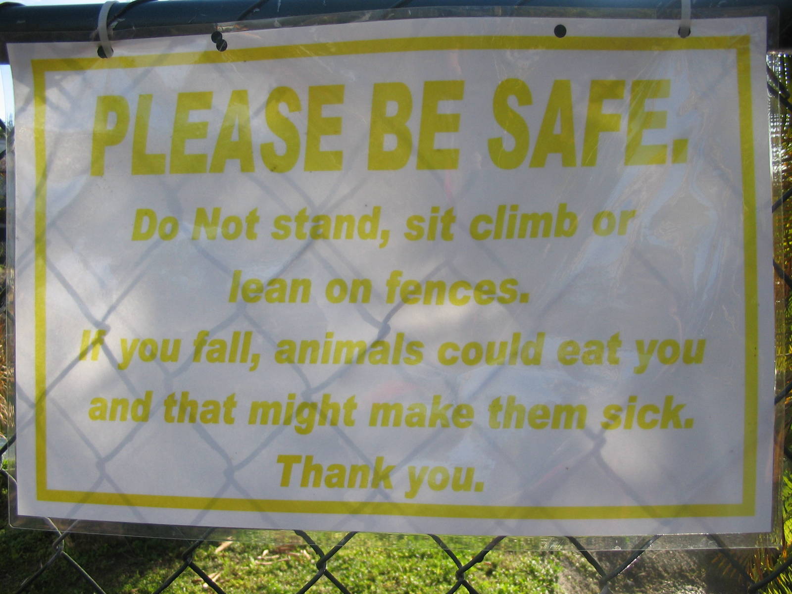 Shell Factory and Nature Park- Sign