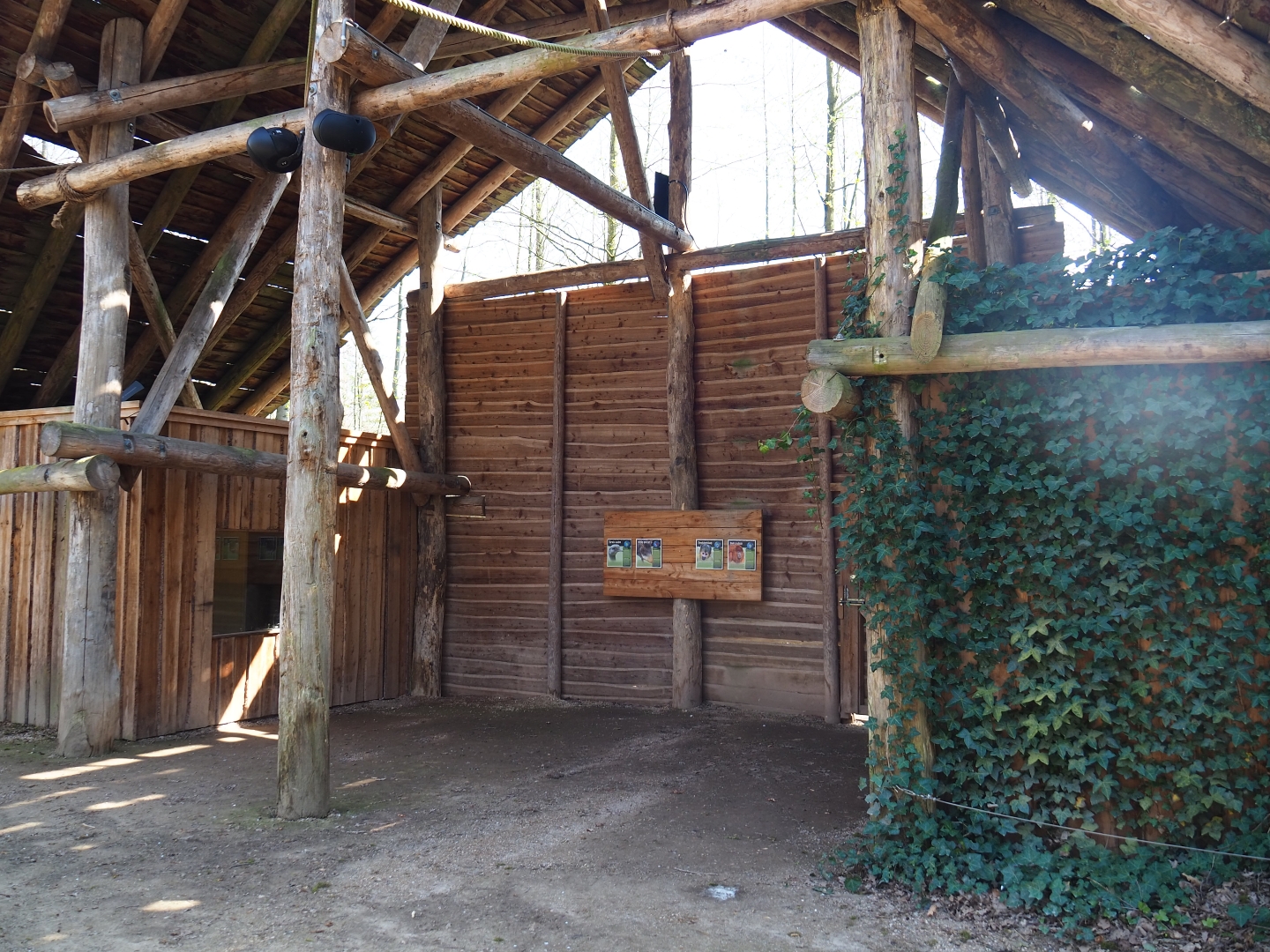 Shelter in the Bolivian squirrel monkey forest, 2019-03-30