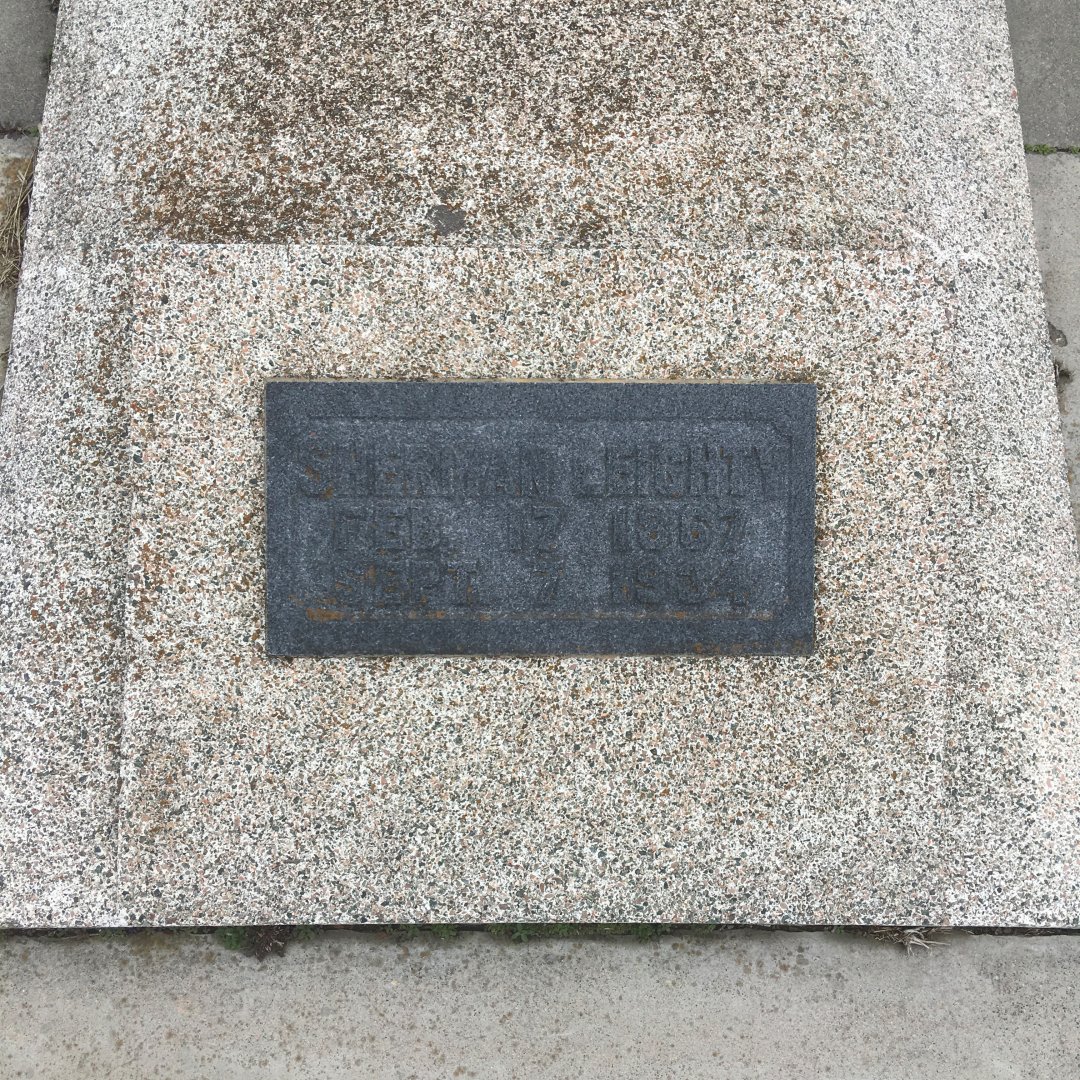 Sherman Leighty's Headstone