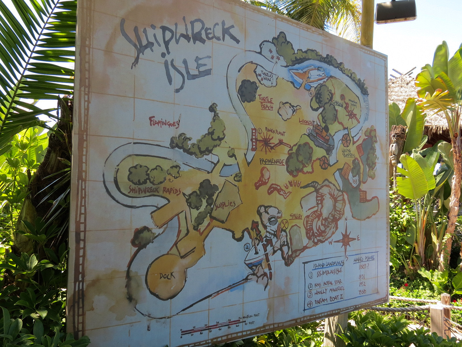 Shipwreck Rapids - Area Map