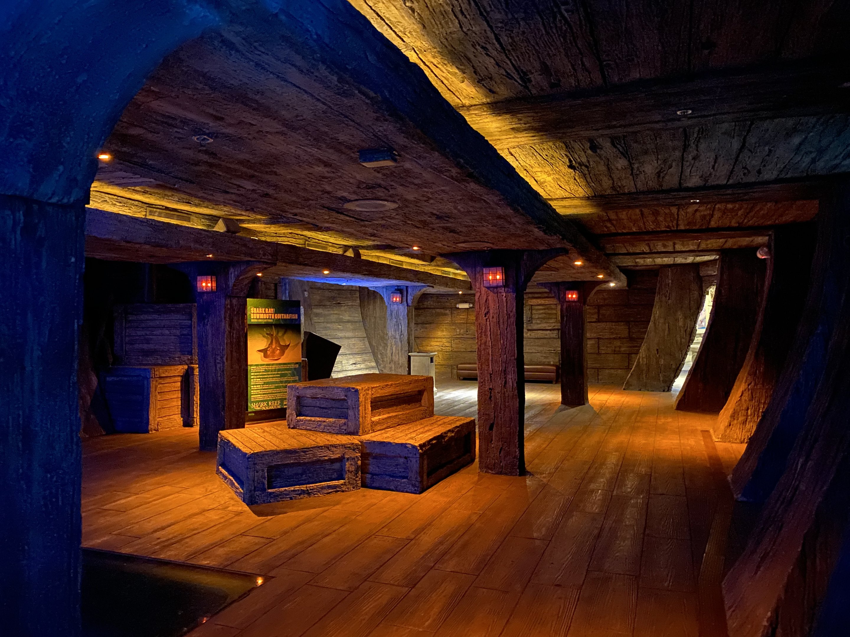 Shipwreck Tank Viewing Area