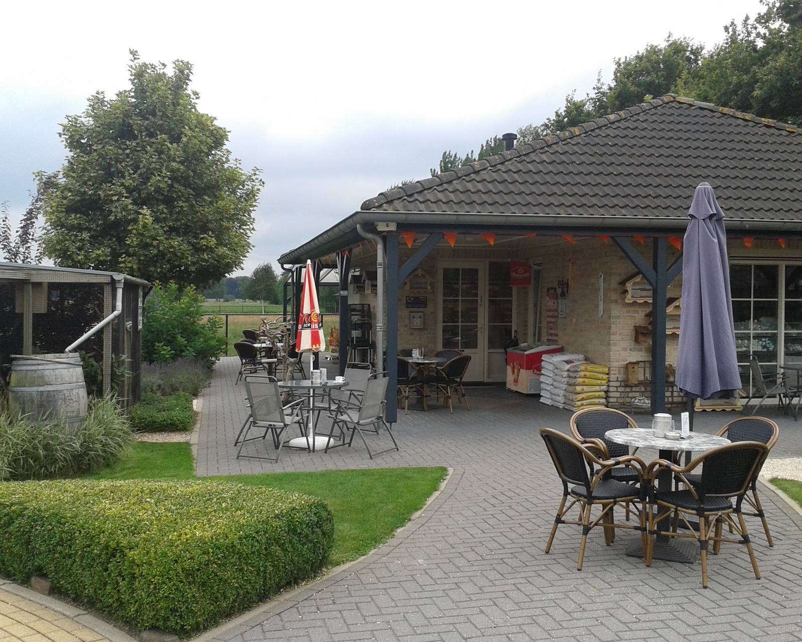 Shop and coffee-corner