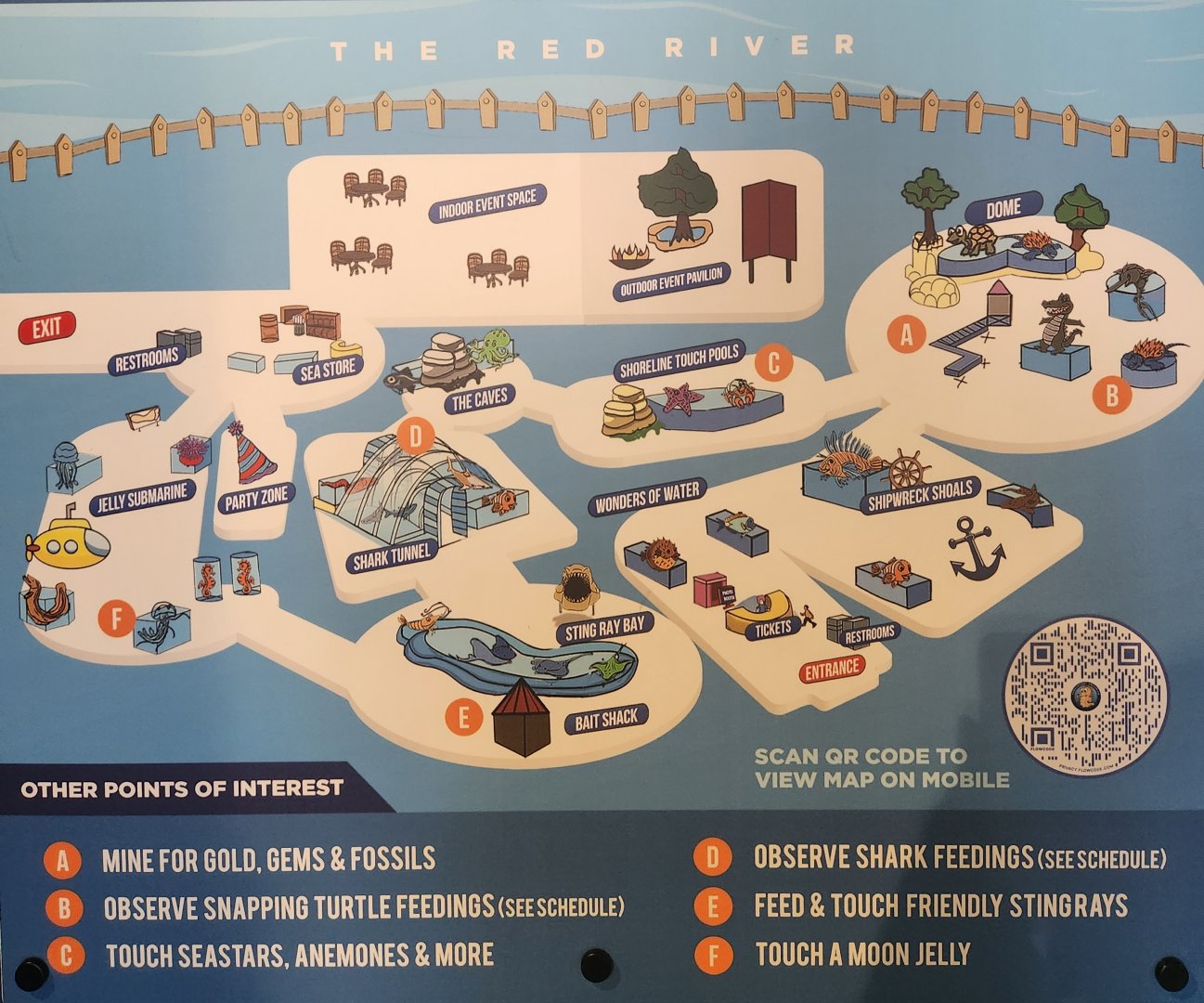 Shreveport Aquarium - Map