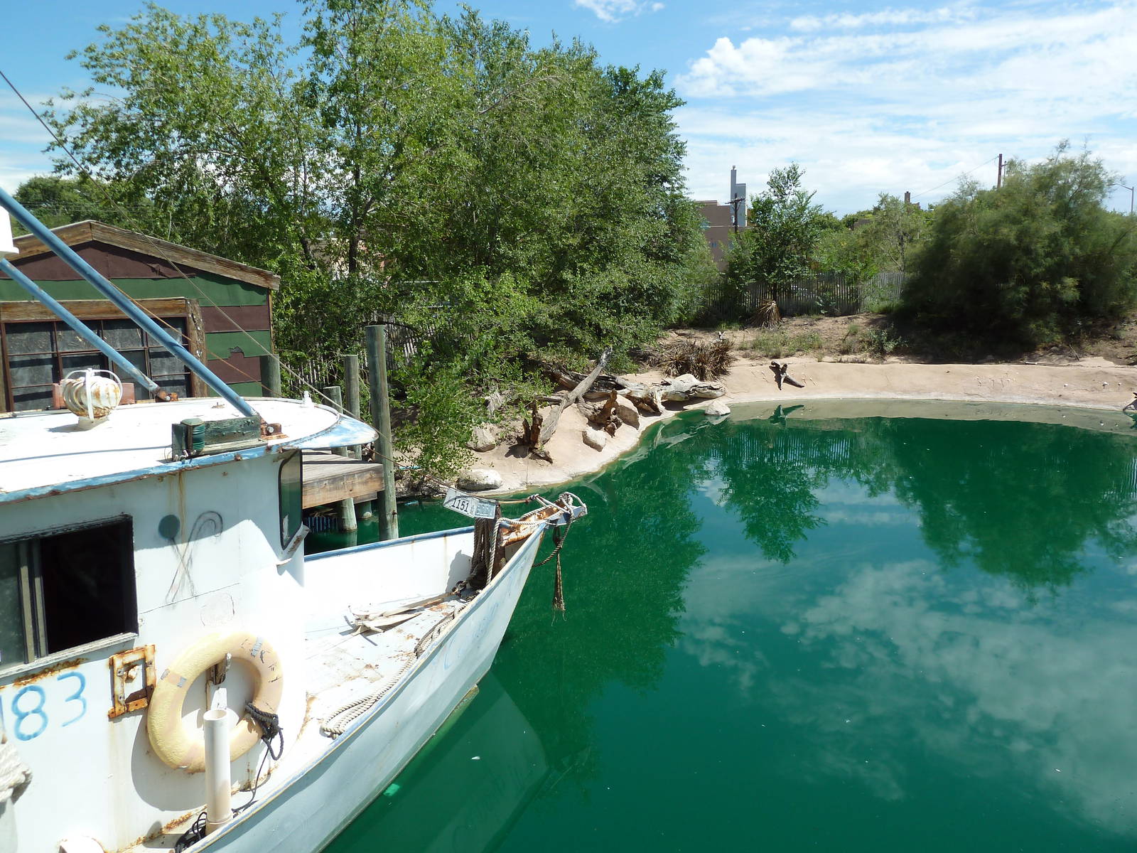 Shrimp Boat Outdoor Exhibit - No Animals