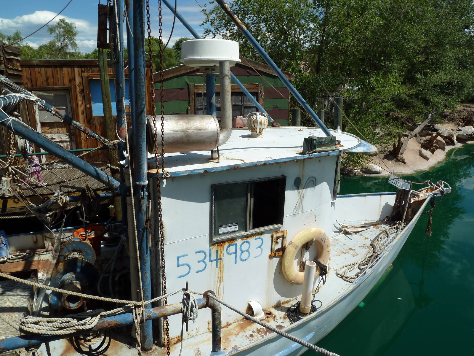 Shrimp Boat Outdoor Exhibit - No Animals