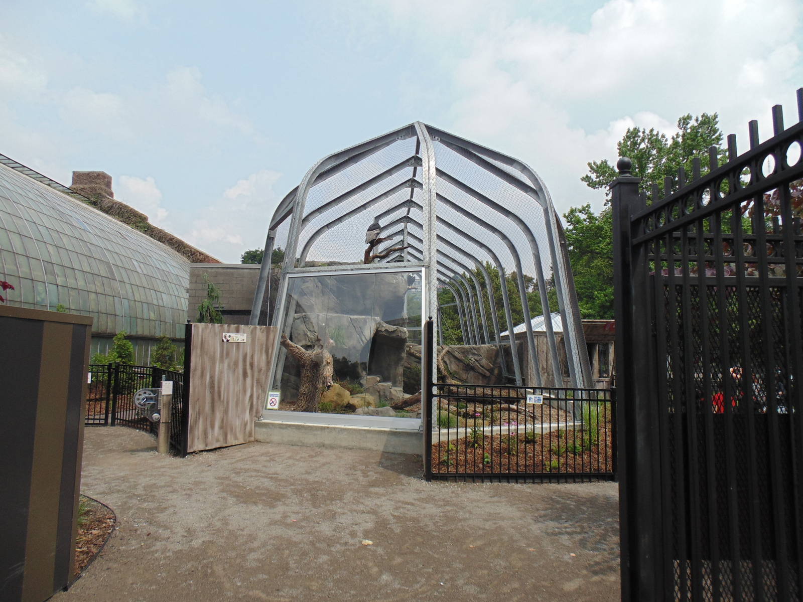 side view of New Andean Condor Exhibit