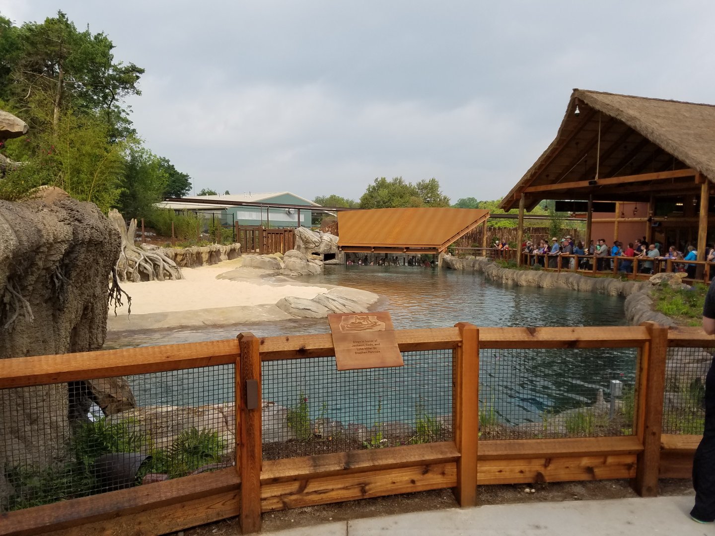 Side View of New Hippo Outpost