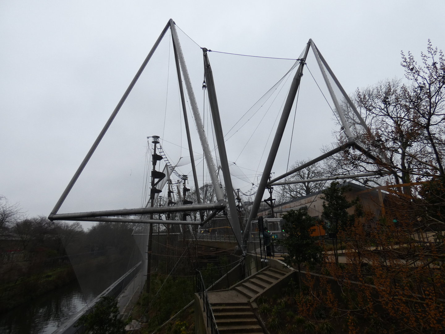 Side view of Snowdon aviary