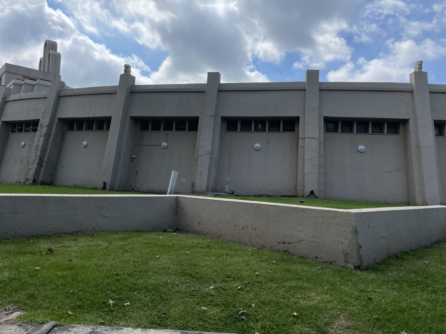 Side view of the Temple of Ancients