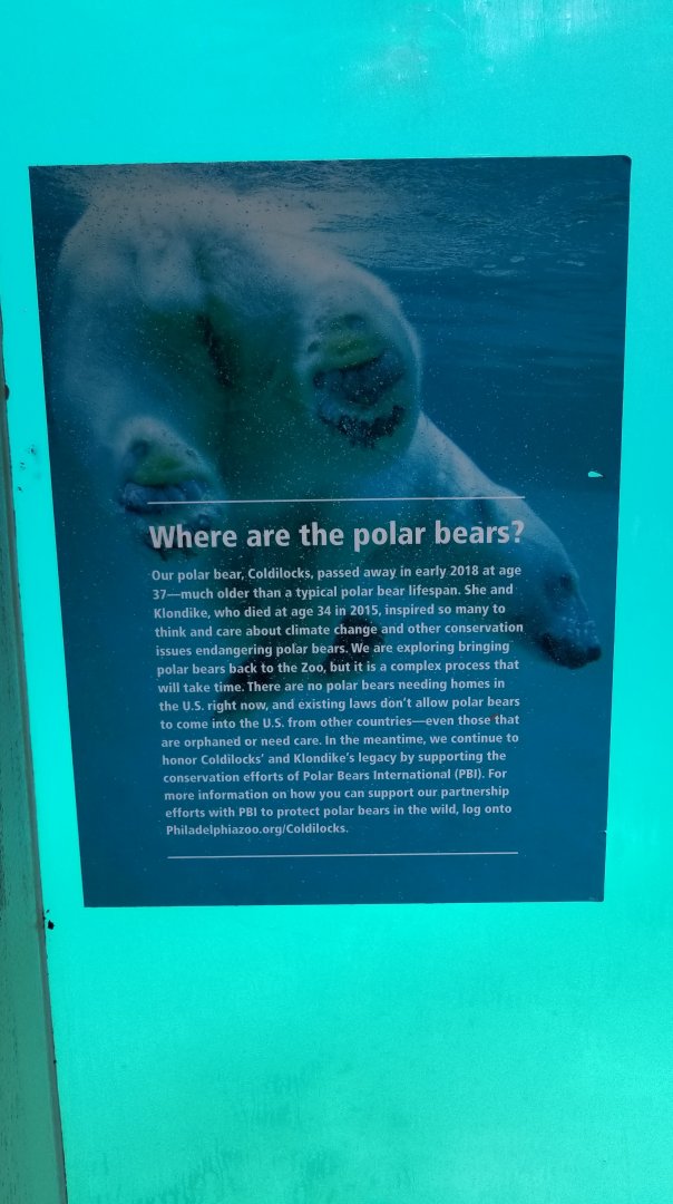 Sign about Coldilocks passing