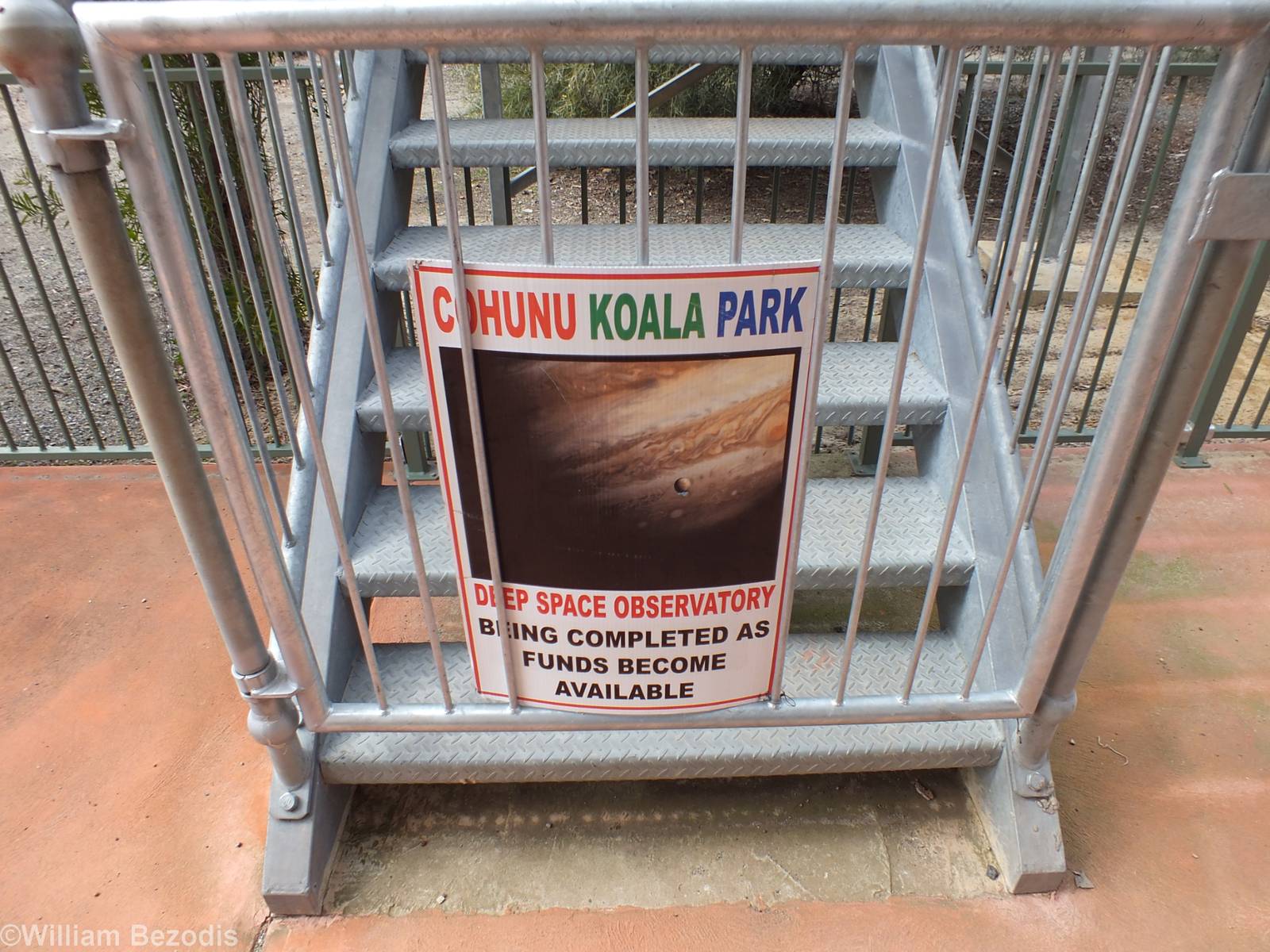 Sign About Deep Space Observatory - Cohunu Koala Park