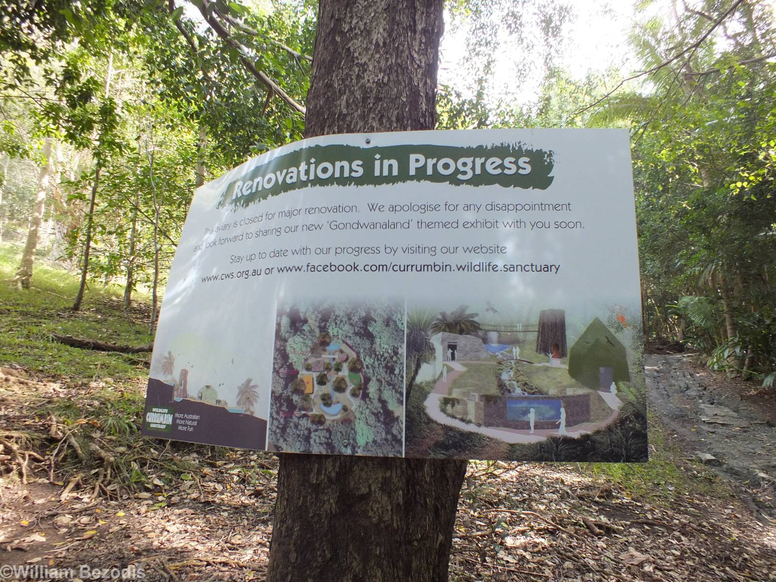 Sign About New Construction