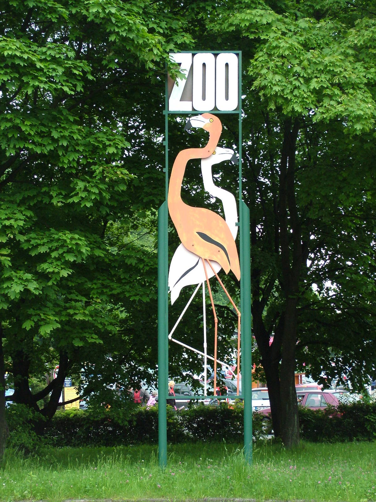 Sign at the entrance to Ostrava, 29/05/10