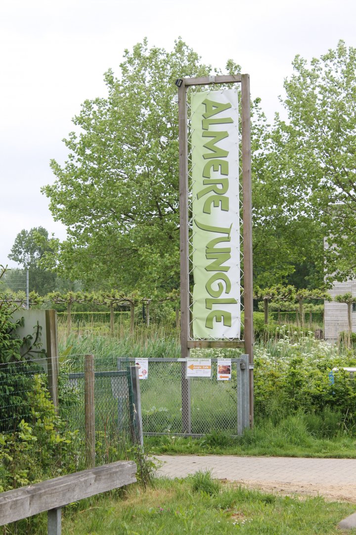 Sign at the entrance