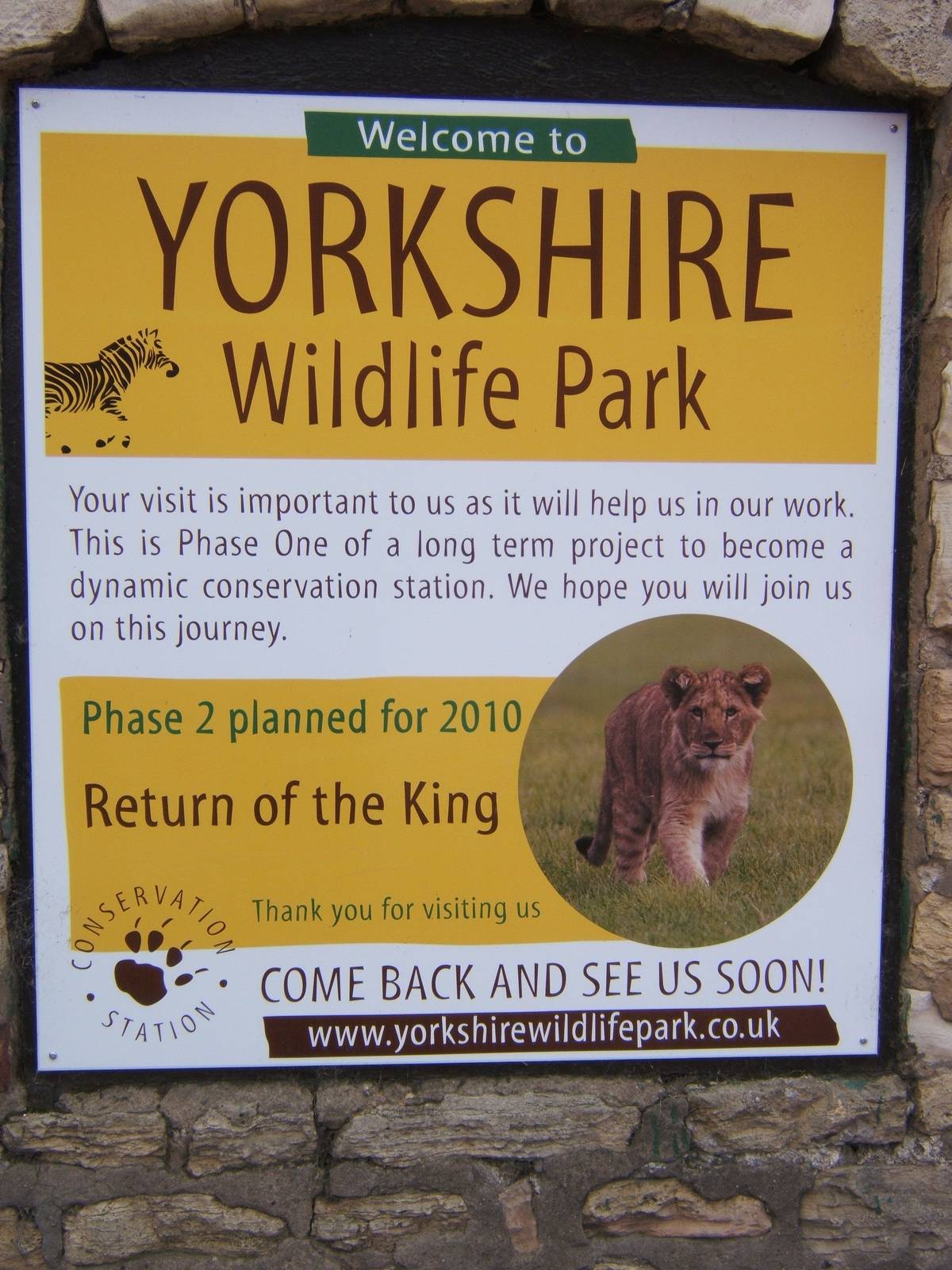 Sign at the Park