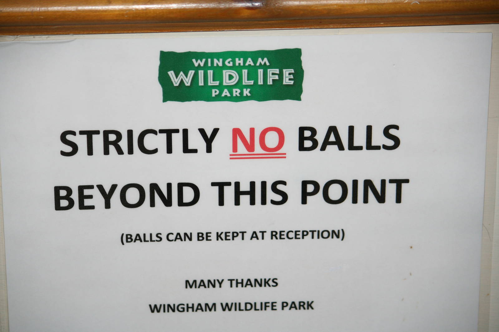 Sign at Wingham