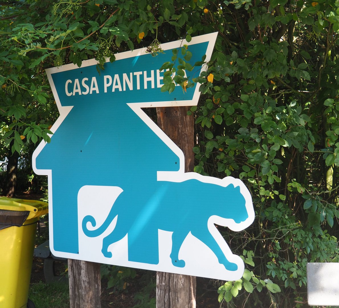 Sign Casa Panthera, 2019-08-04