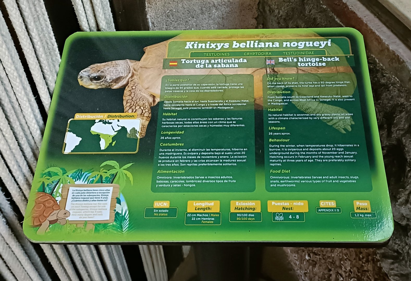 Sign - Crocodile park Torremolinos