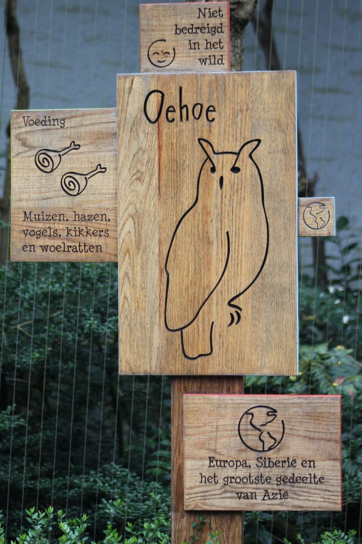 Sign Euroean eagle owl