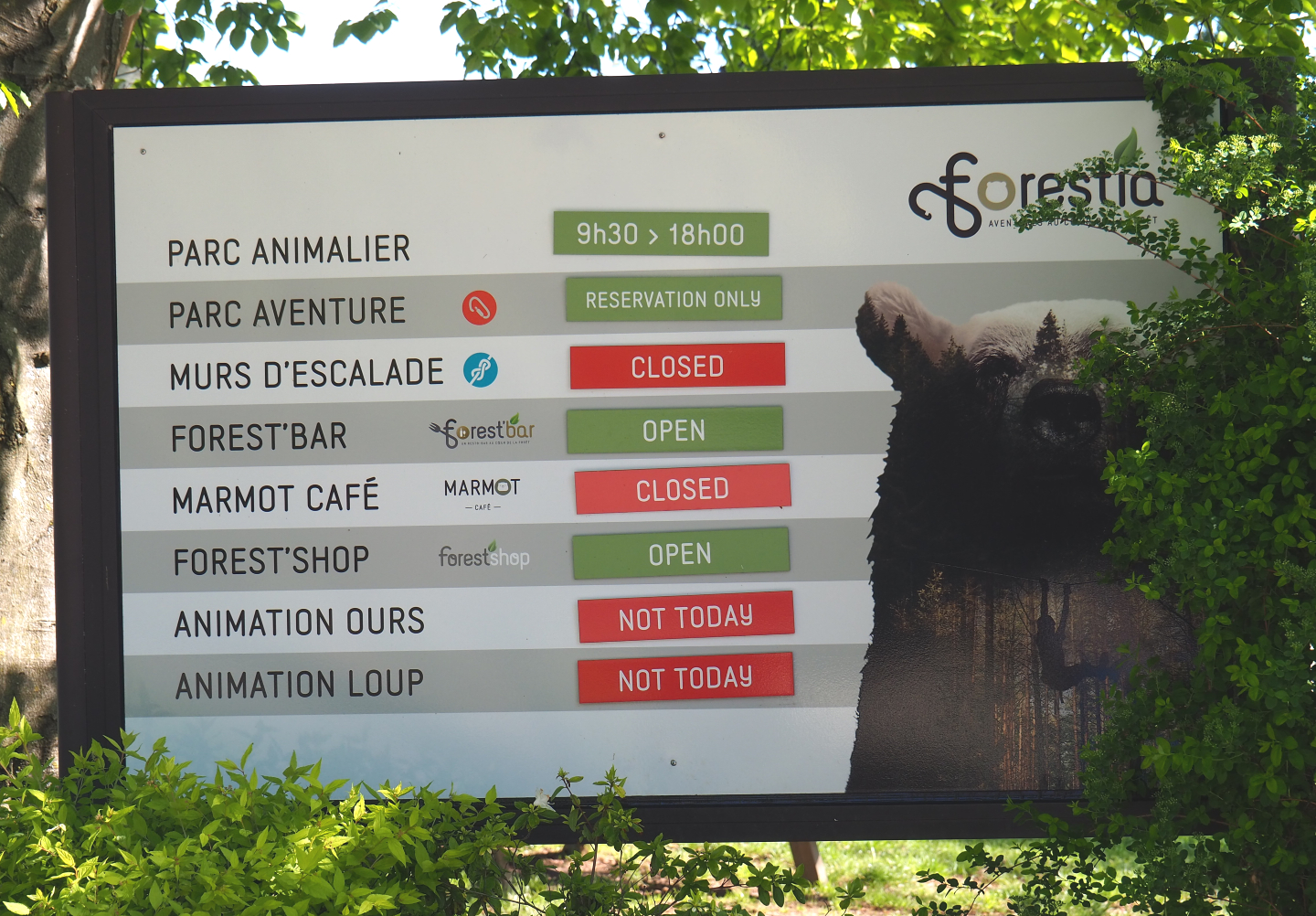 Sign facilities open or closed, 2021-05-29