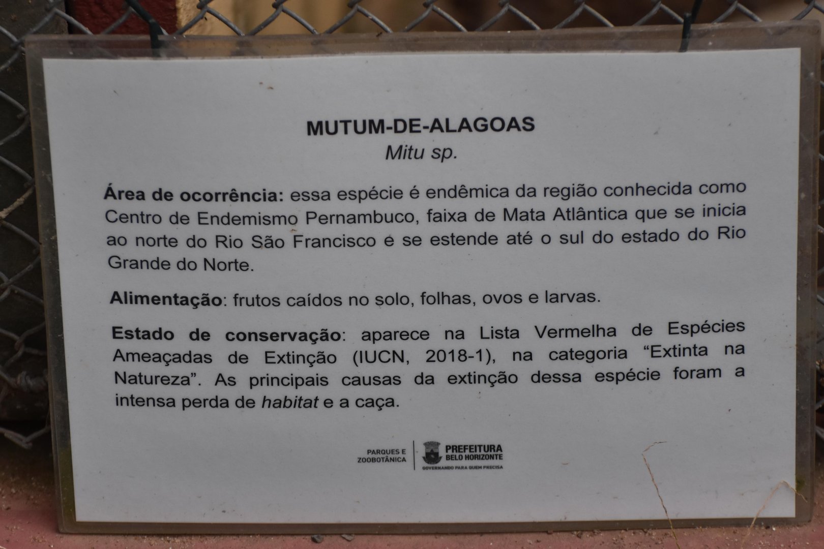 Sign for "Alagoas mitu"