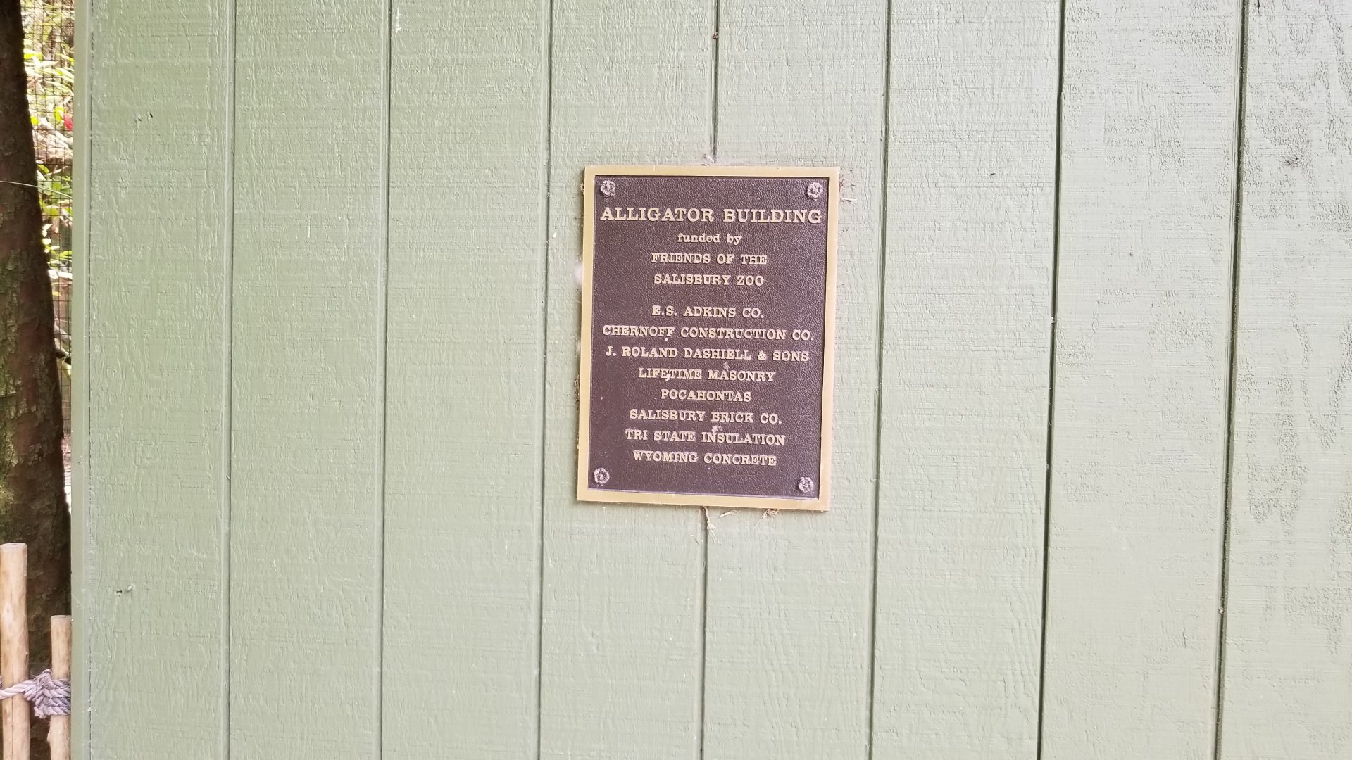 Sign for Alligator building