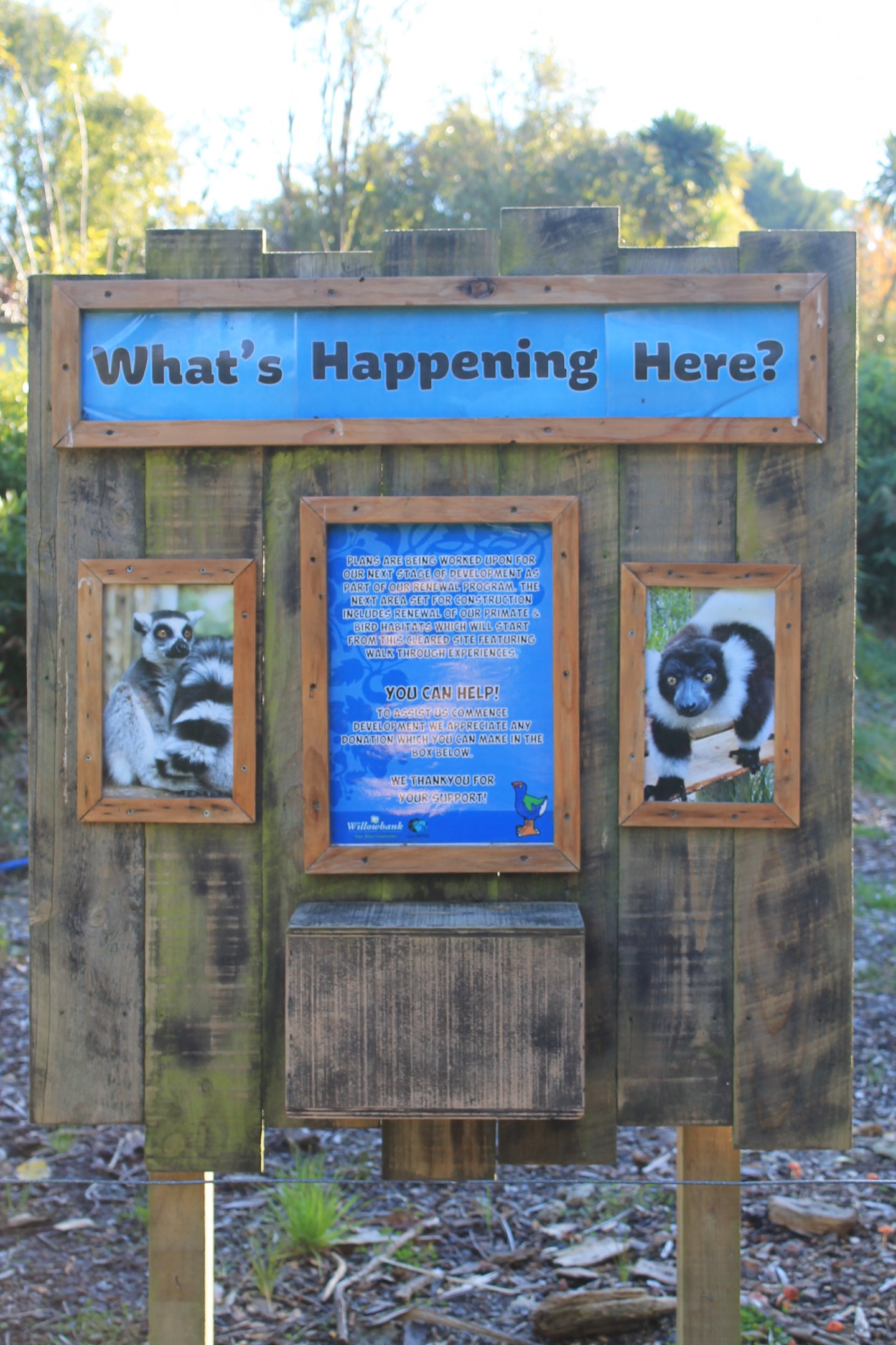 sign for development