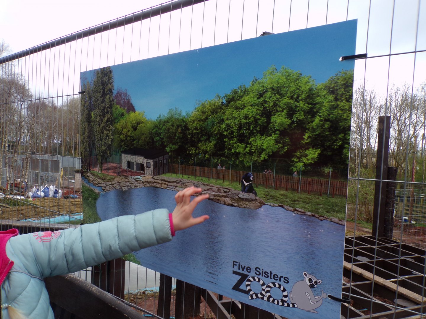 Sign for new black bear enclosure 12.4.24