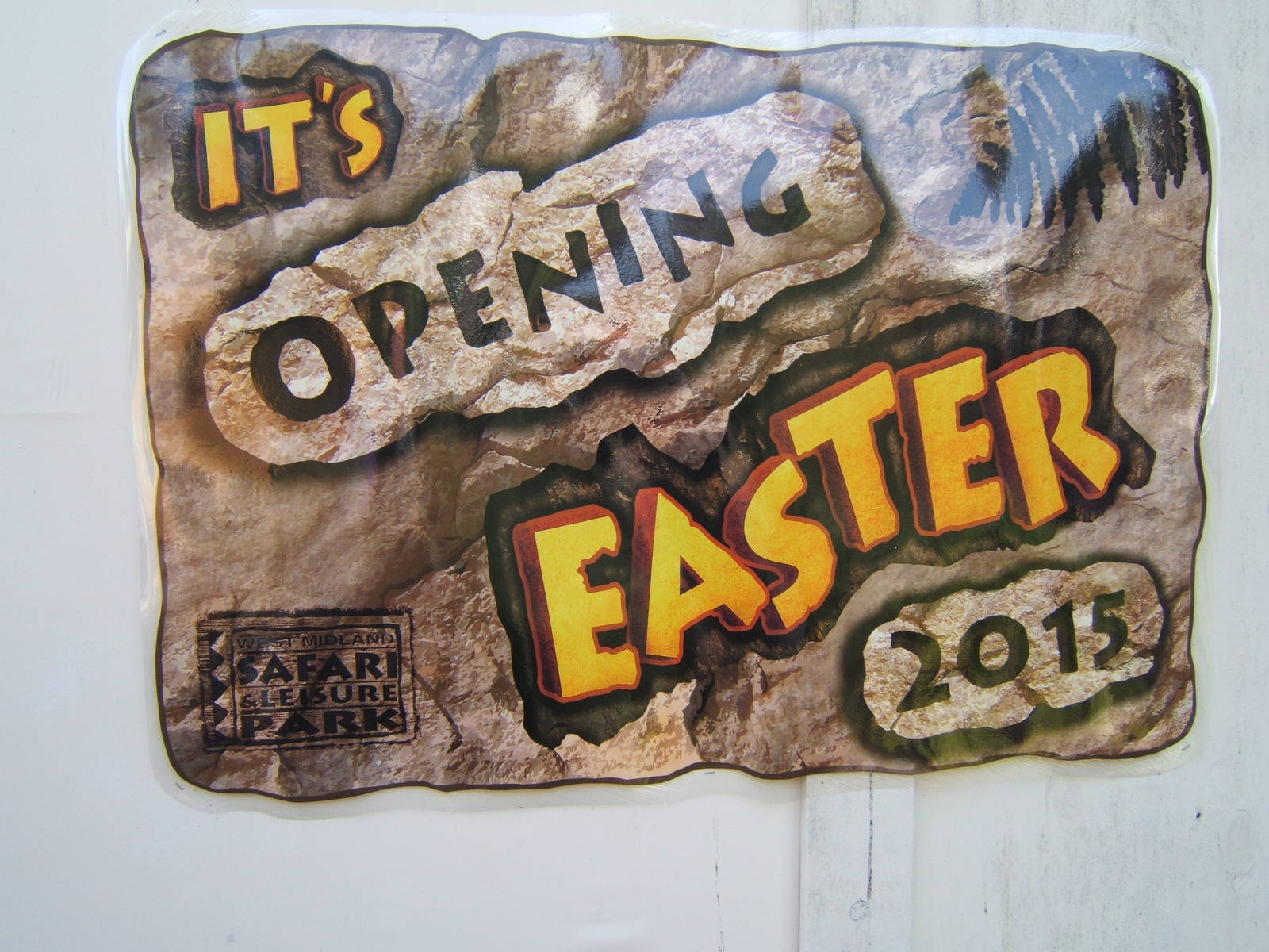 Sign for new exhibit next year