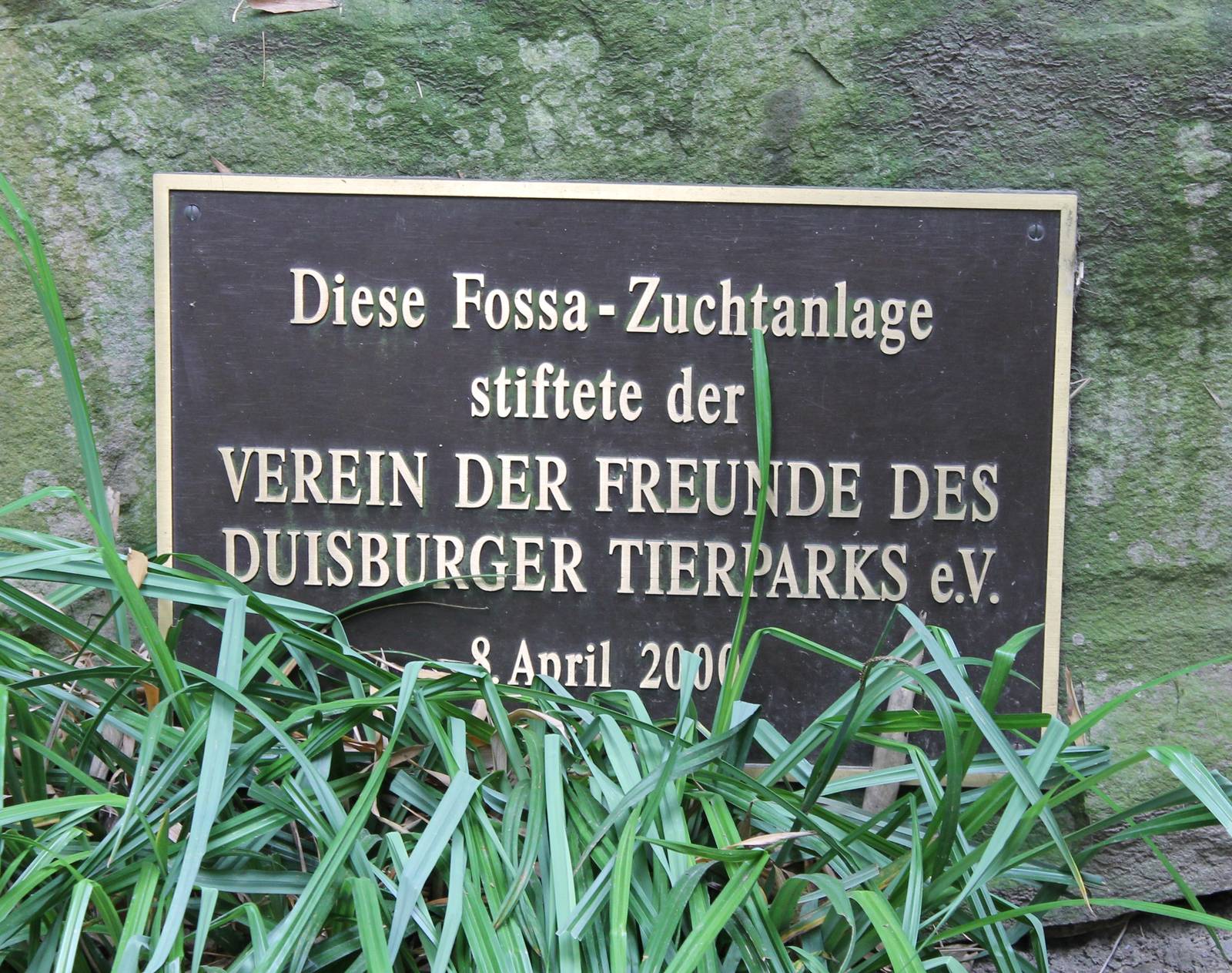 Sign Fossa-breedig area