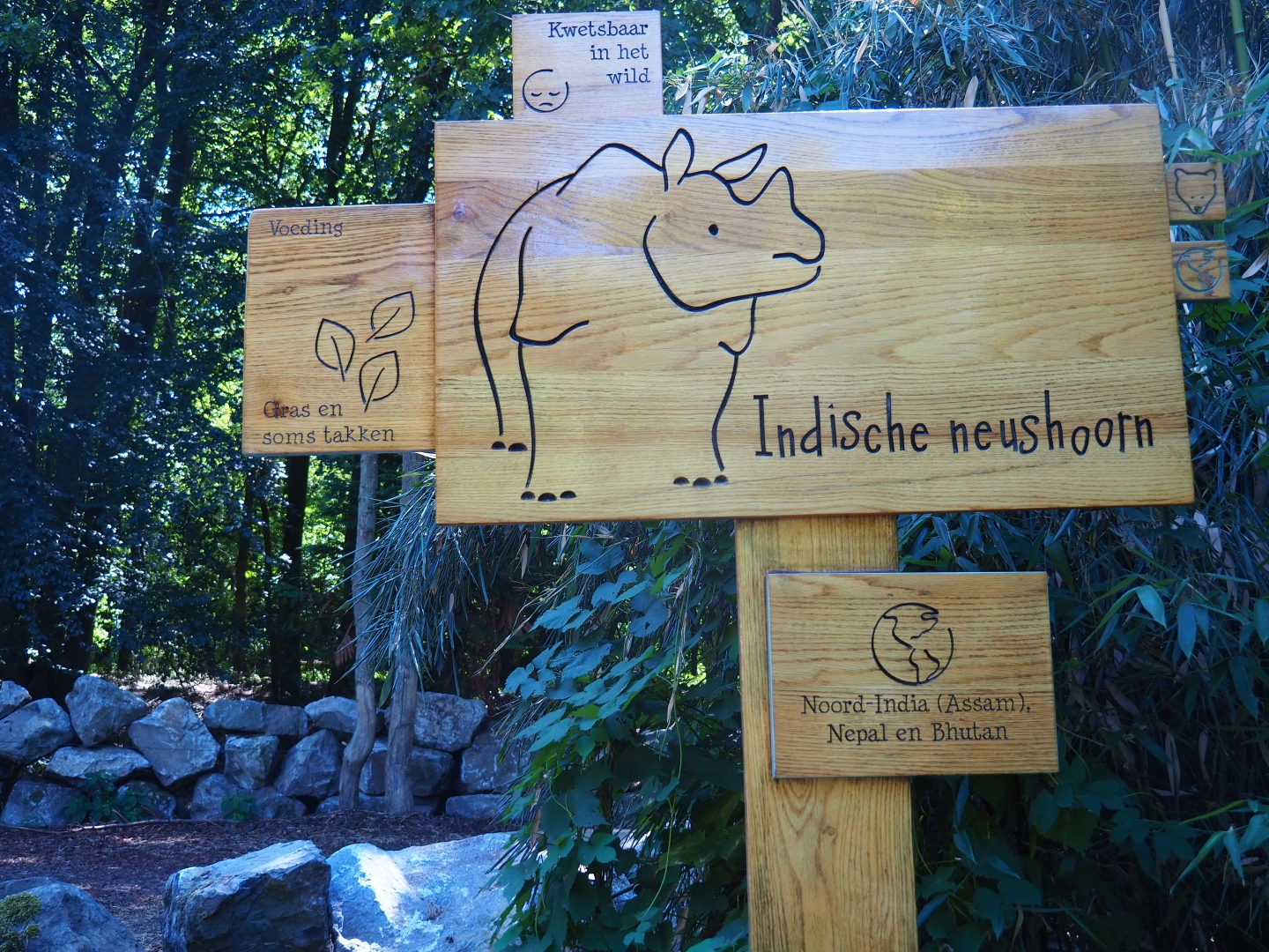 Sign Indian rhinoceros