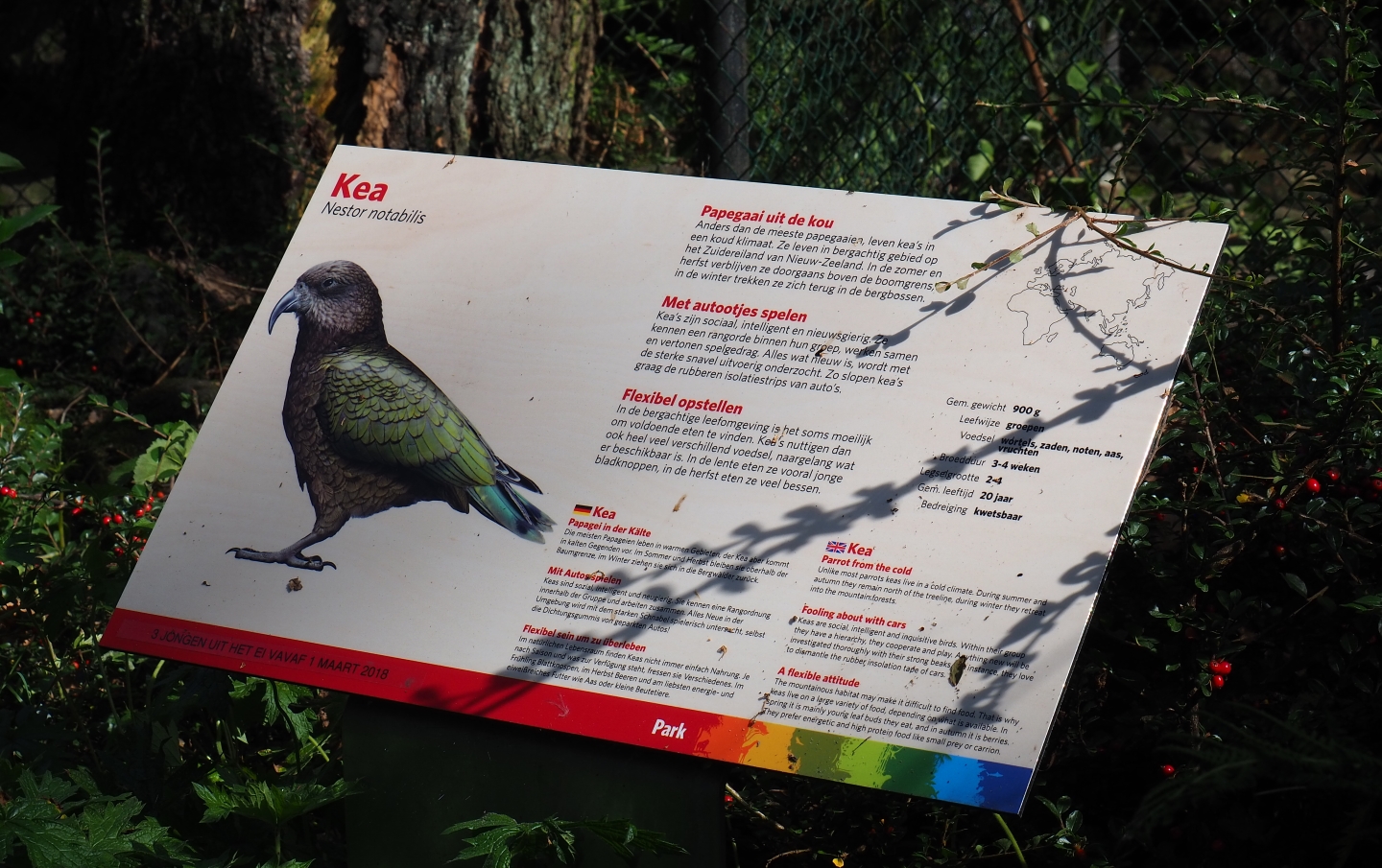 Sign Kea (Sep 16th, 2018)