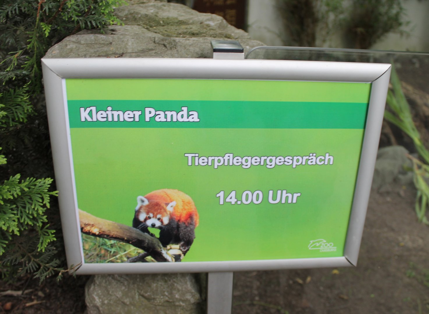 Sign Keeper-talk Red panda