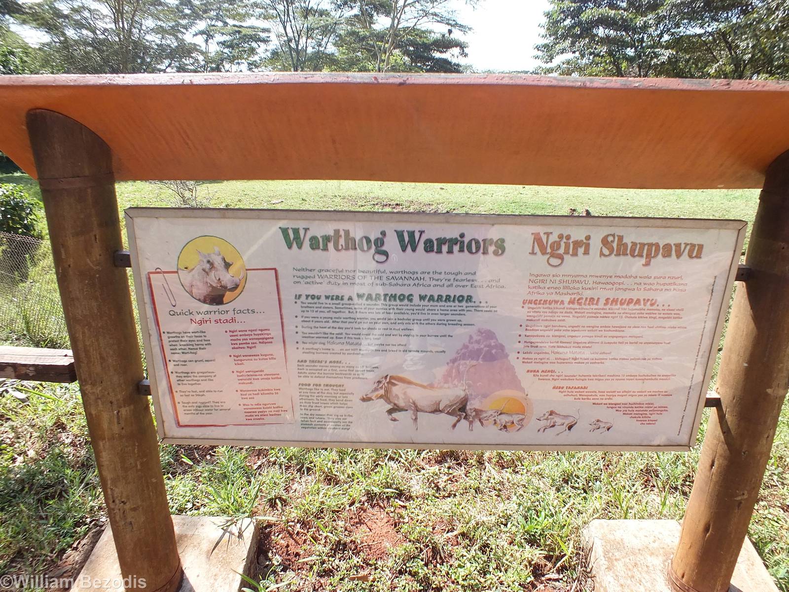 Sign - Nairobi Safari Walk