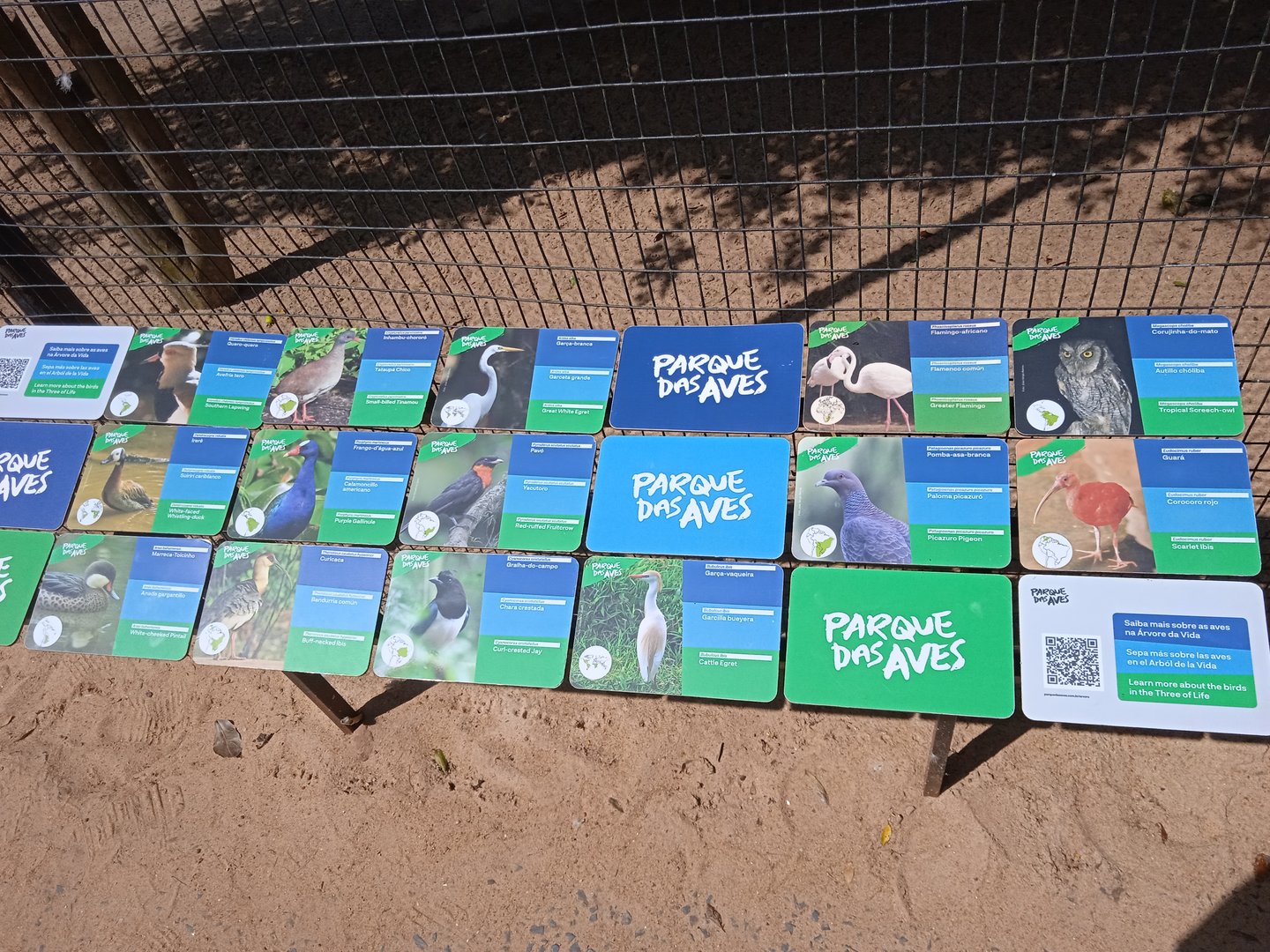 Sign of the first aviary