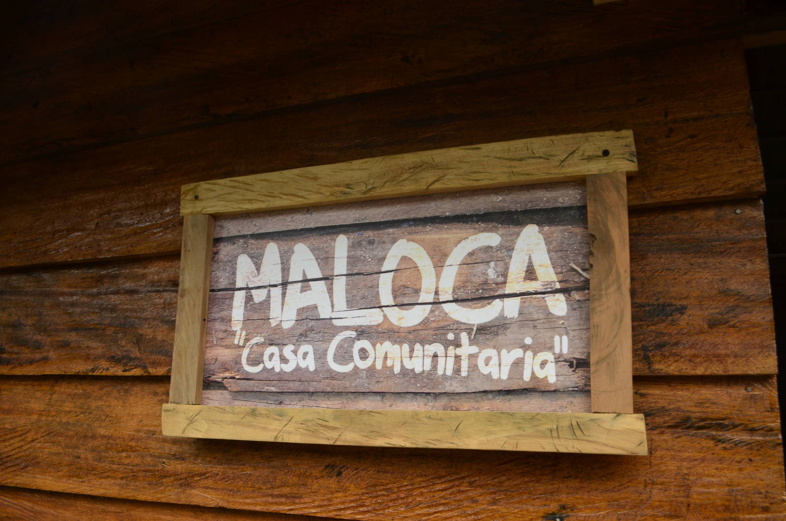 Sign of the main house