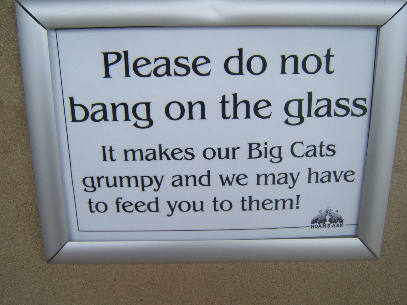 Sign on the Big Cat complex