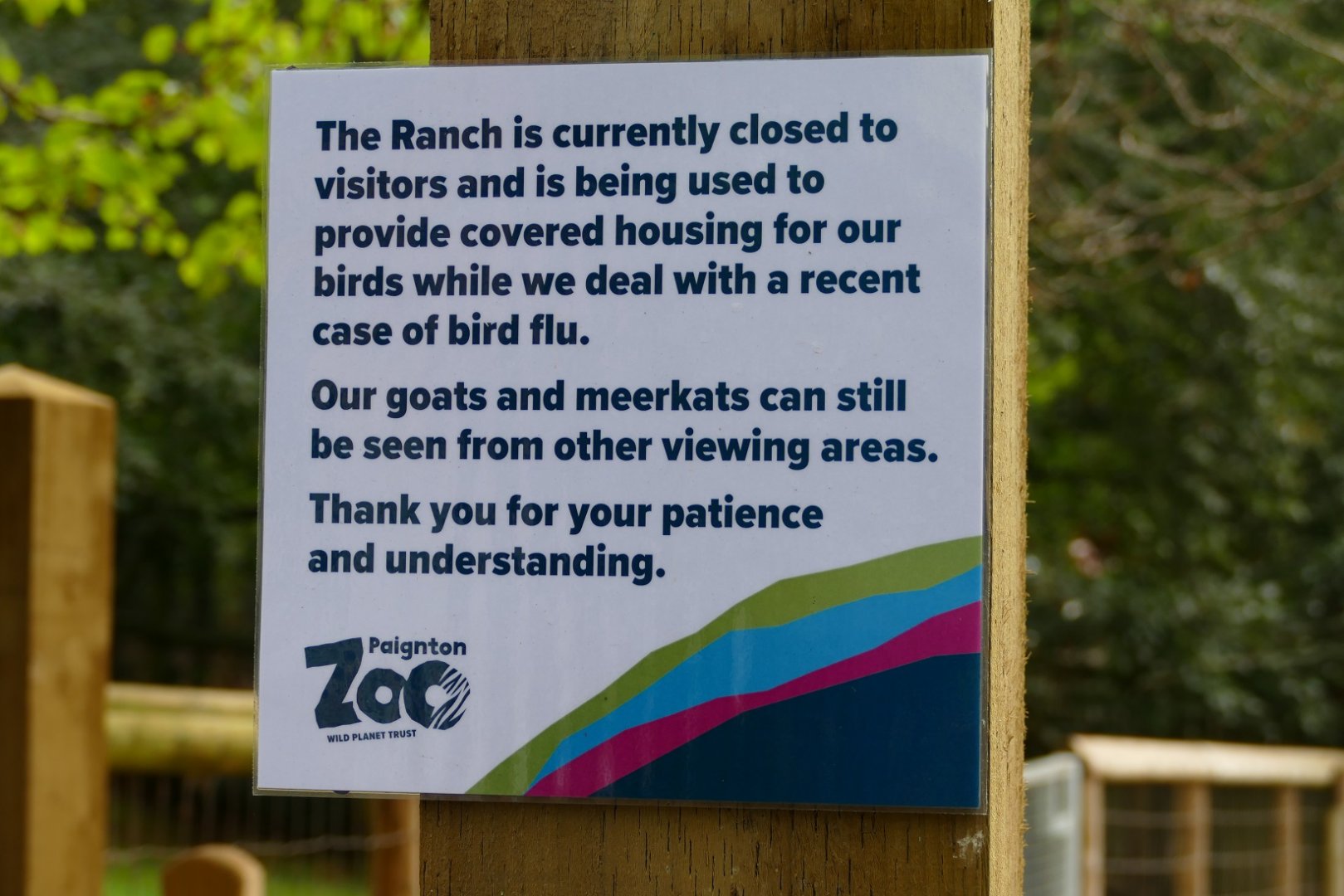 Sign on The Ranch, 14 September 2022