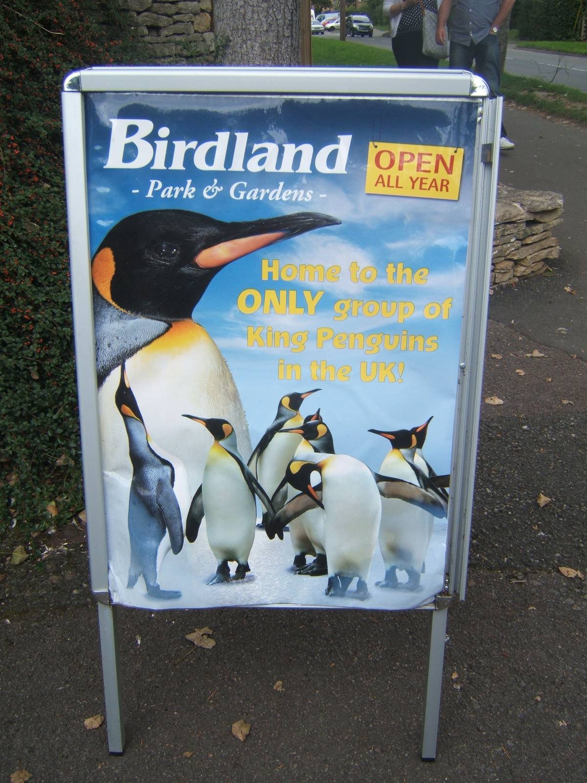 Sign outside the entrance