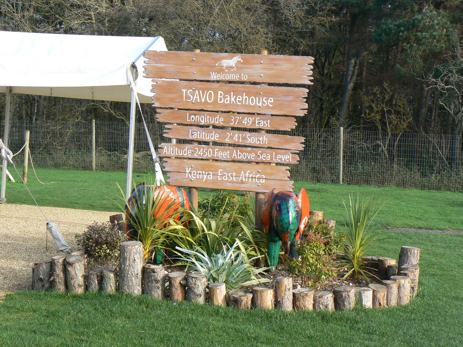Sign Outside Tsavo Bakehouse - 22 November 2015