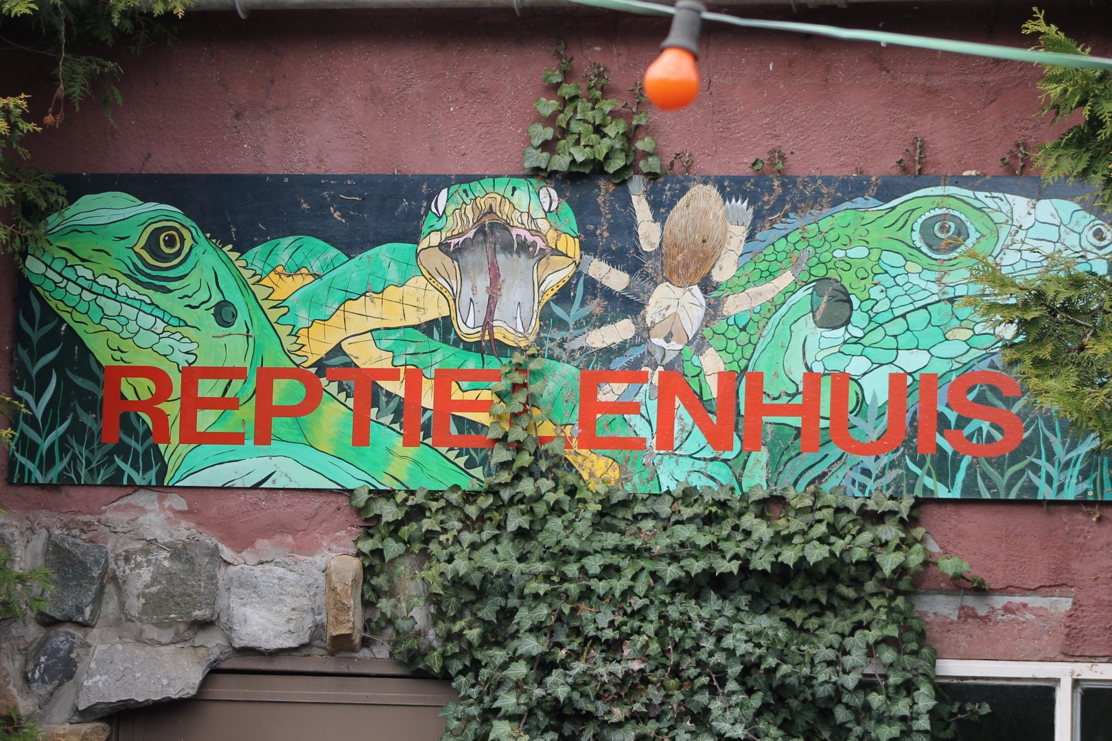 Sign Reptilian-house