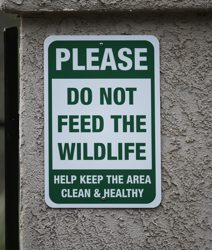 sign some of my neighbors ignore